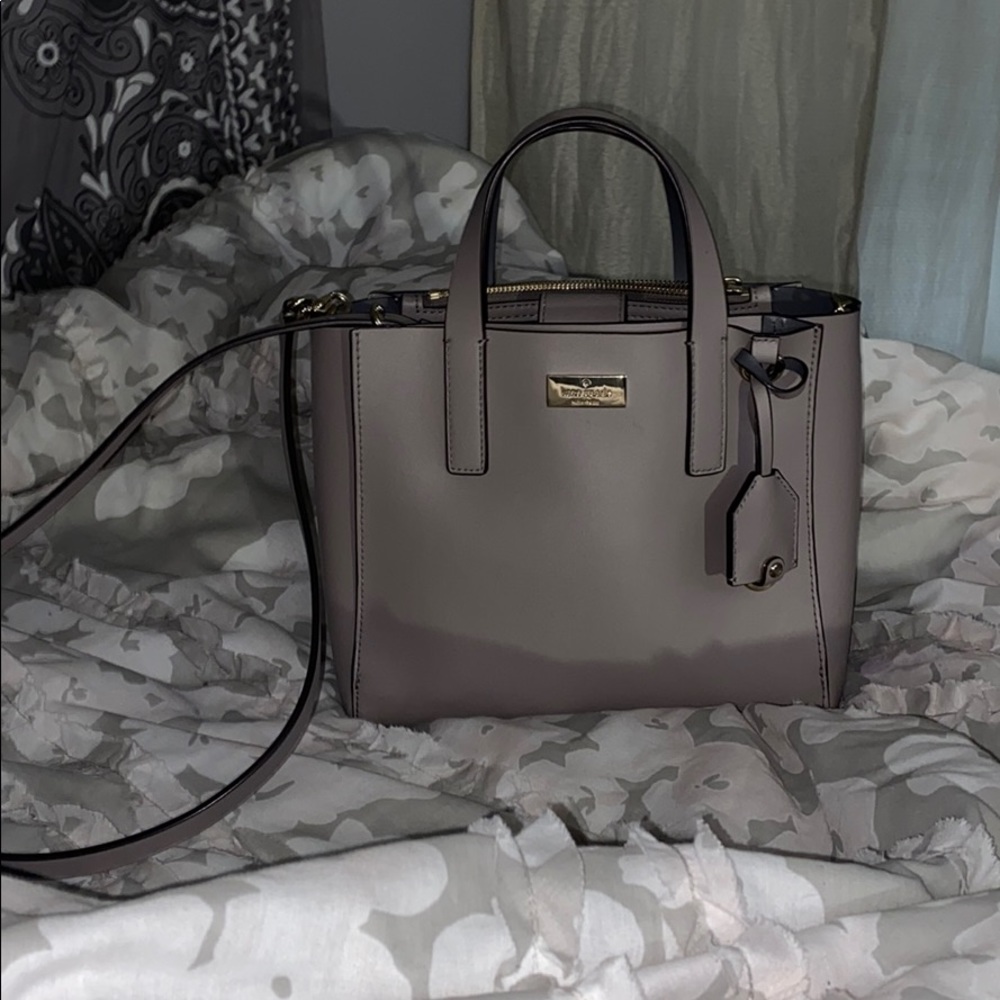Kate spade gray purse